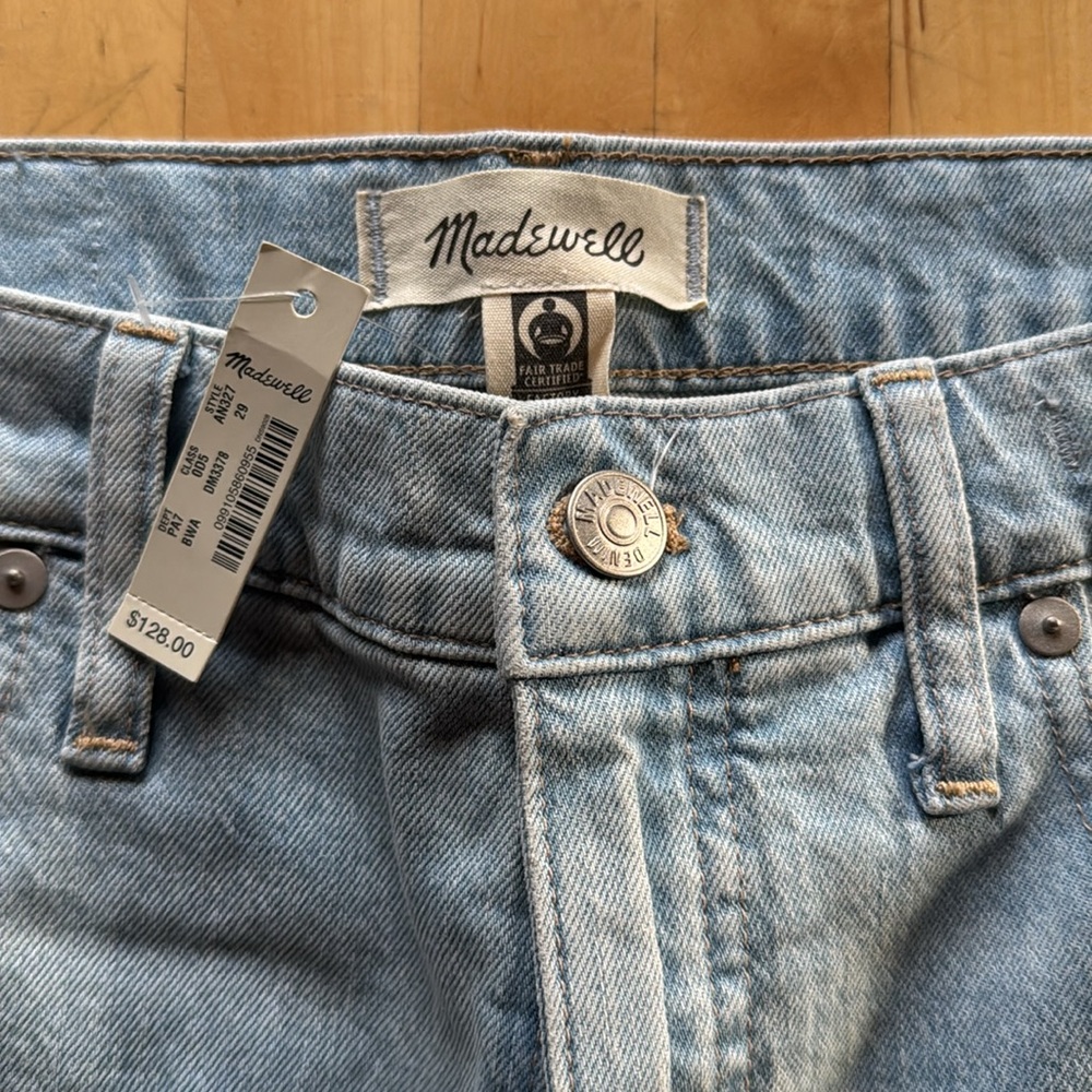 Madewell Slim Demi-Bootcut Jeans, NWT, sz 29 - Picture 3 of 9
